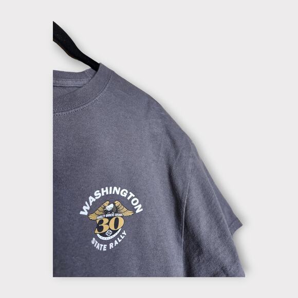 Harley Davidson Owners Group HOG Washington Rally 2013 T-Shirt Men's Large - Picture 4 of 7